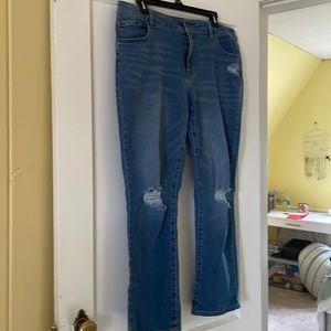 D.jeans ripped relaxed size 14